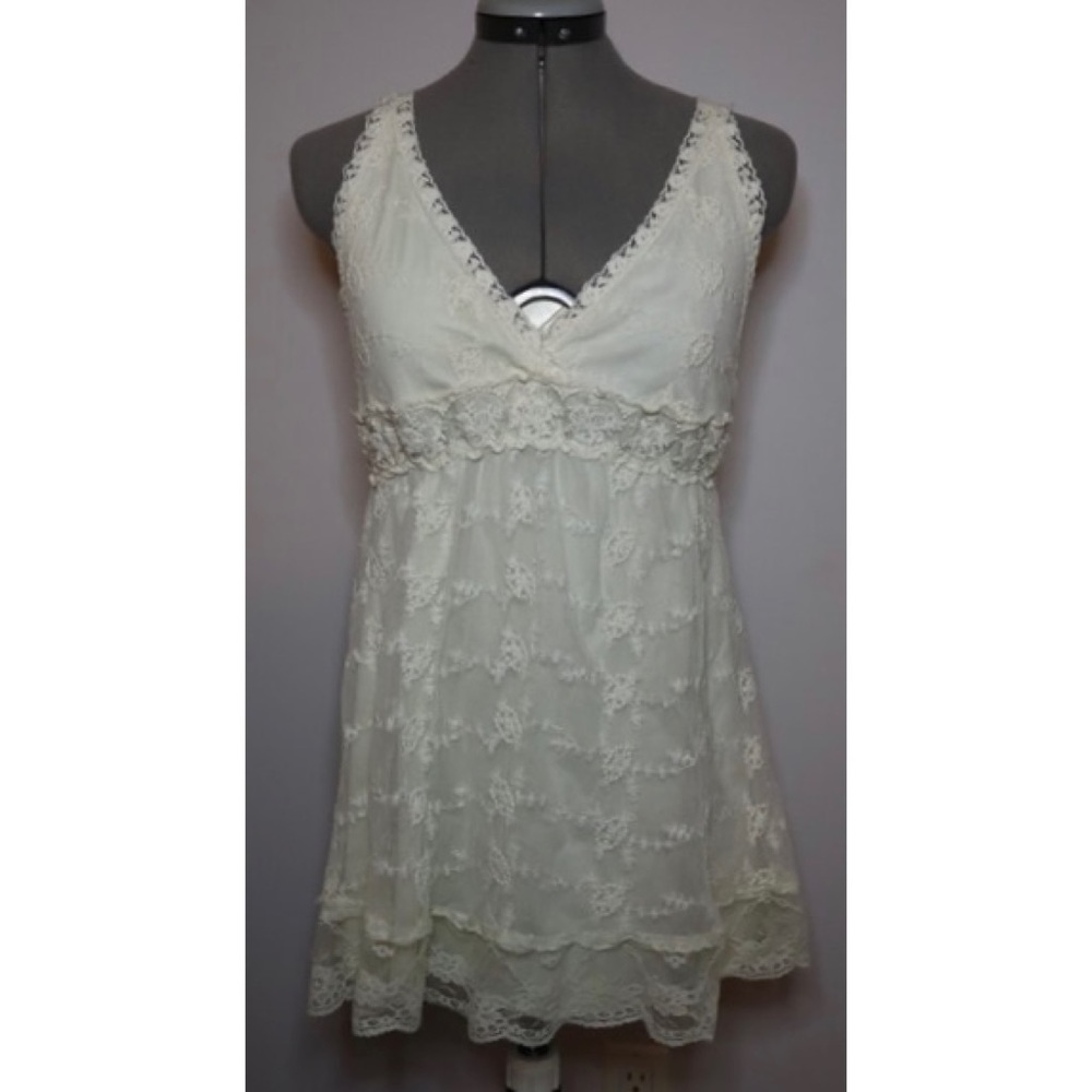 Off White Lace Blouse